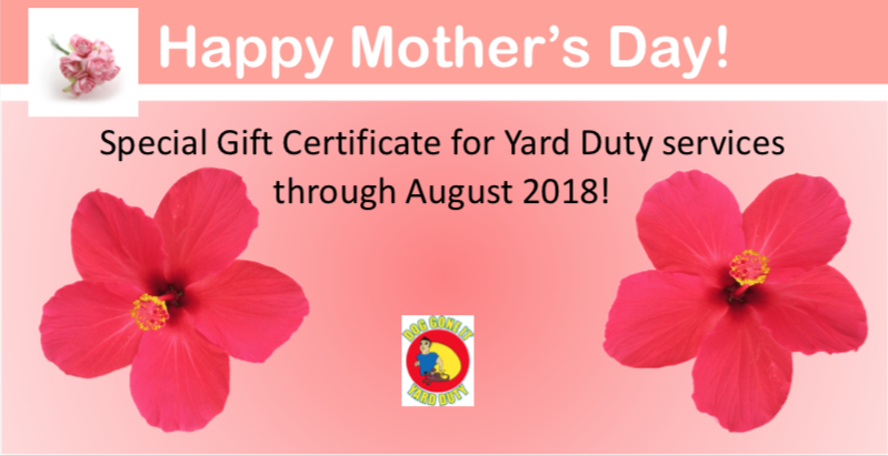Bargain Dog Waste Services Gift Certificates